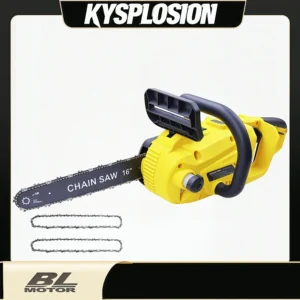 Akku-Kettensäge 40 V (2 x 20 V MAX) mit 16-Zoll-Schwert und bürstenlosem Motor, für DeWALT 20-V-Akkus